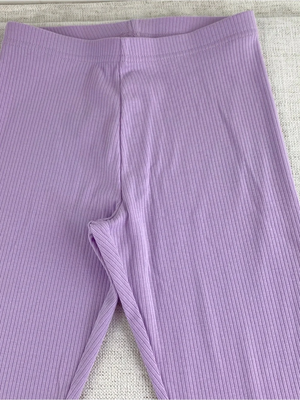 Old Navy New girl's Ribbed Lavender Leggings size M(8)